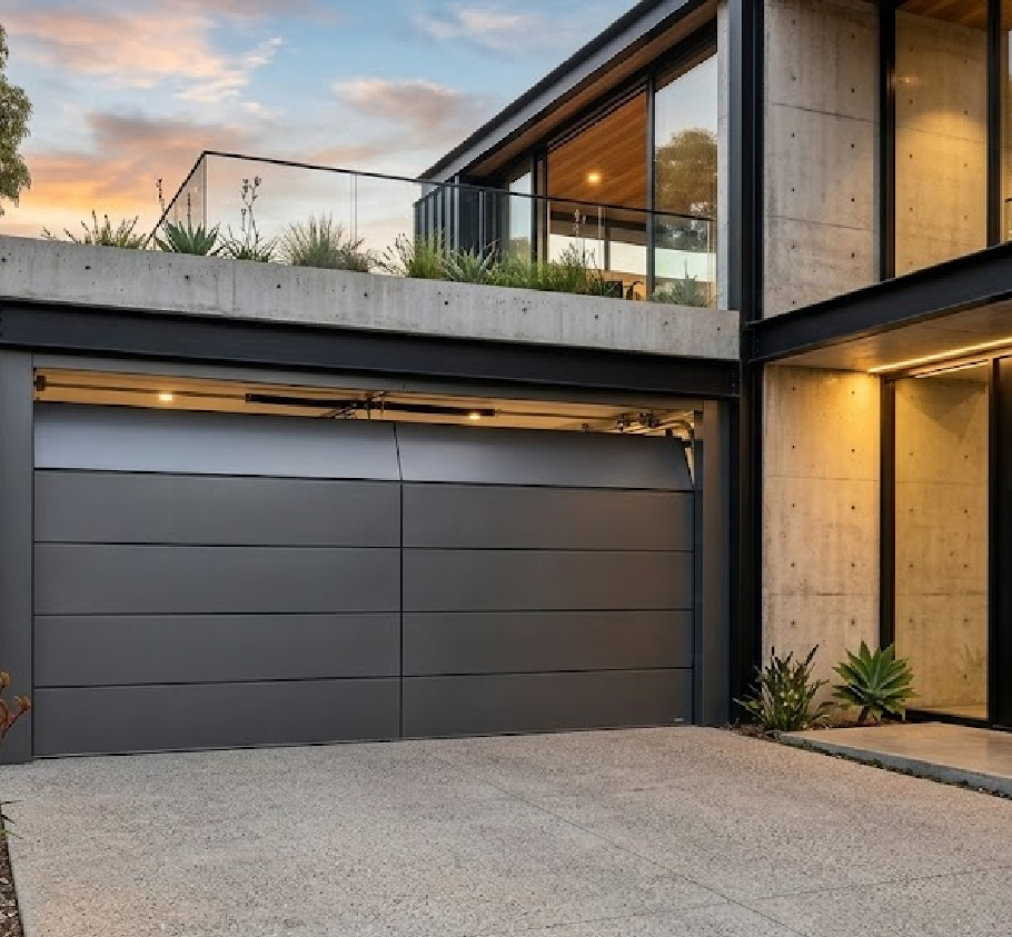 Panel lift garage door